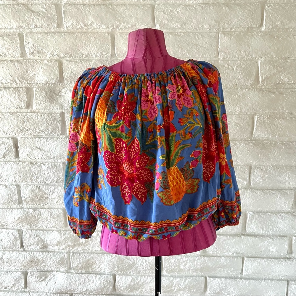 Cynthia Rowley Tropical Top Size Medium